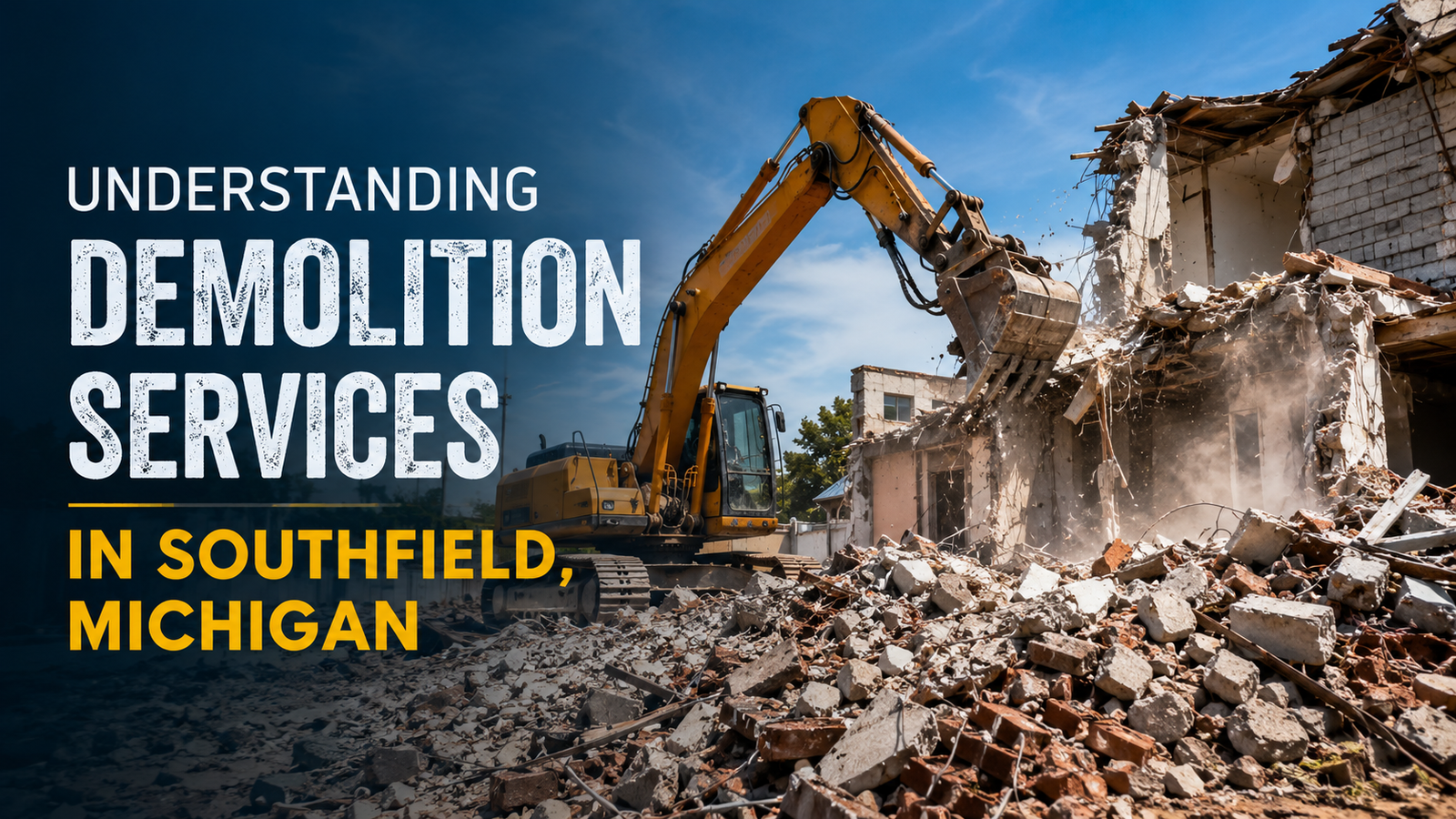 Understanding Demolition Services in Southfield, Michigan
